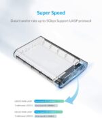 Boîtier de Disque Dur Externe 3,5 Pouces Transparent – Image 2